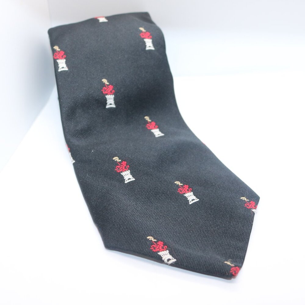 Prince Consort golden clasp necktie made in USA 59" long